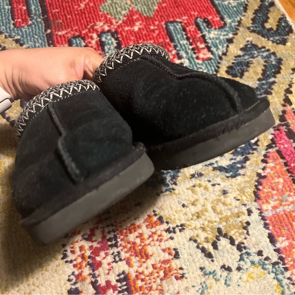 Ugg Tasman black slippers womens size 8 - Picture 7 of 7